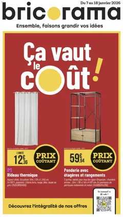 Prévisualisation de Catalogue du magasin Bricorama formulaire valide 07/01/2026