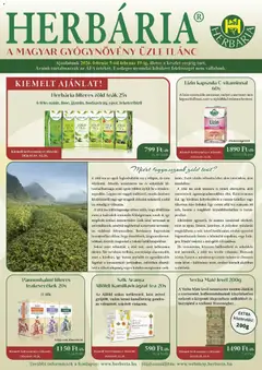 Herbária - Akciós újság Herbária megtekintése, amely érvényes 2026.02.05.-től