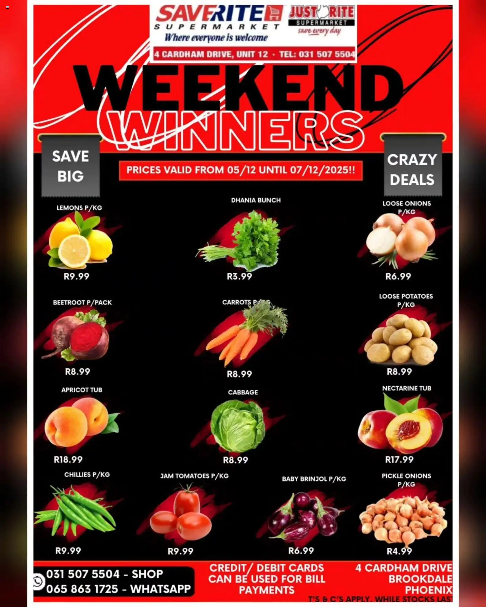 Preview of Saverite flyer valid from 05/12/2025