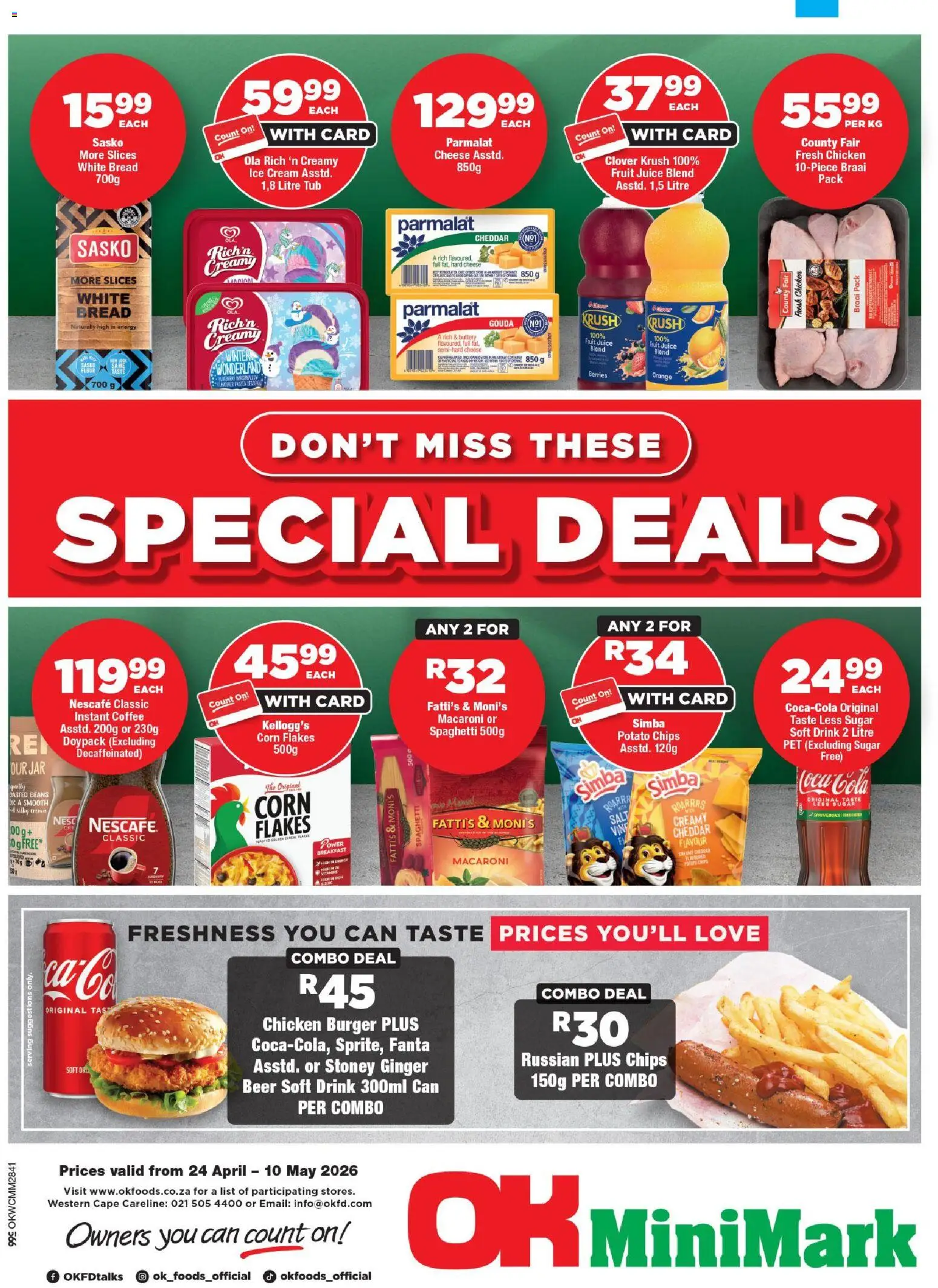 Preview of OK Foods flyer valid from 24/04/2026