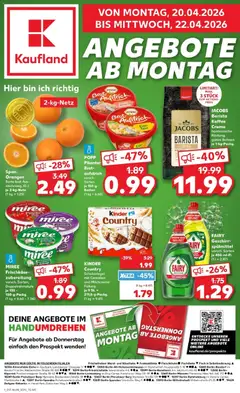 Vorschau von dem Prospekt des Geschäftes Kaufland, gültig ab dem 20.04.2026
