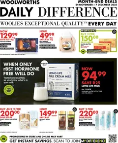 Preview of Woolworths flyer valid from 24/11/2025