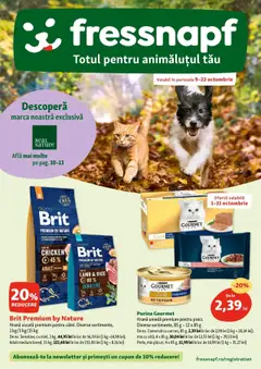 Previzualizarea de cataloage: Fressnapf Catalog nou valabil de la 09.10.2025