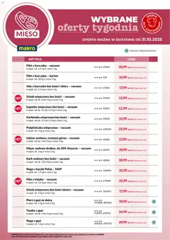 Pogląd gazetki "Wybrane oferty tygodnia w dostawie" ze sklepu Makro ważnej od 25.10.2025