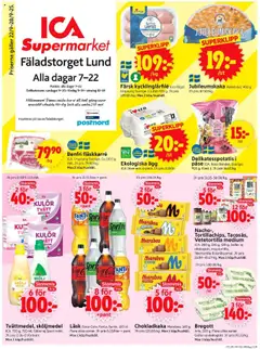 Förhandsgranska reklamblad Lund från butik ICA Supermarket gäller från 22/09/2025