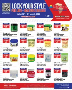 Preview of Africa Cash & Carry flyer valid from 16/03/2026