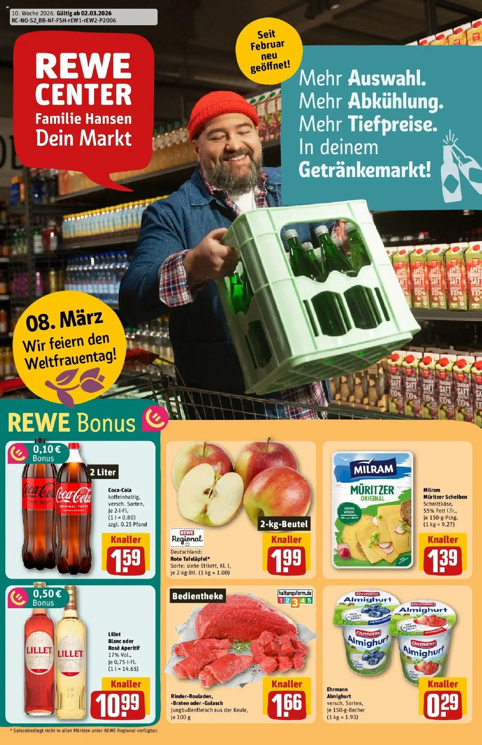 Vorschau von dem Prospekt des Geschäftes Rewe, gültig ab dem 02.03.2026