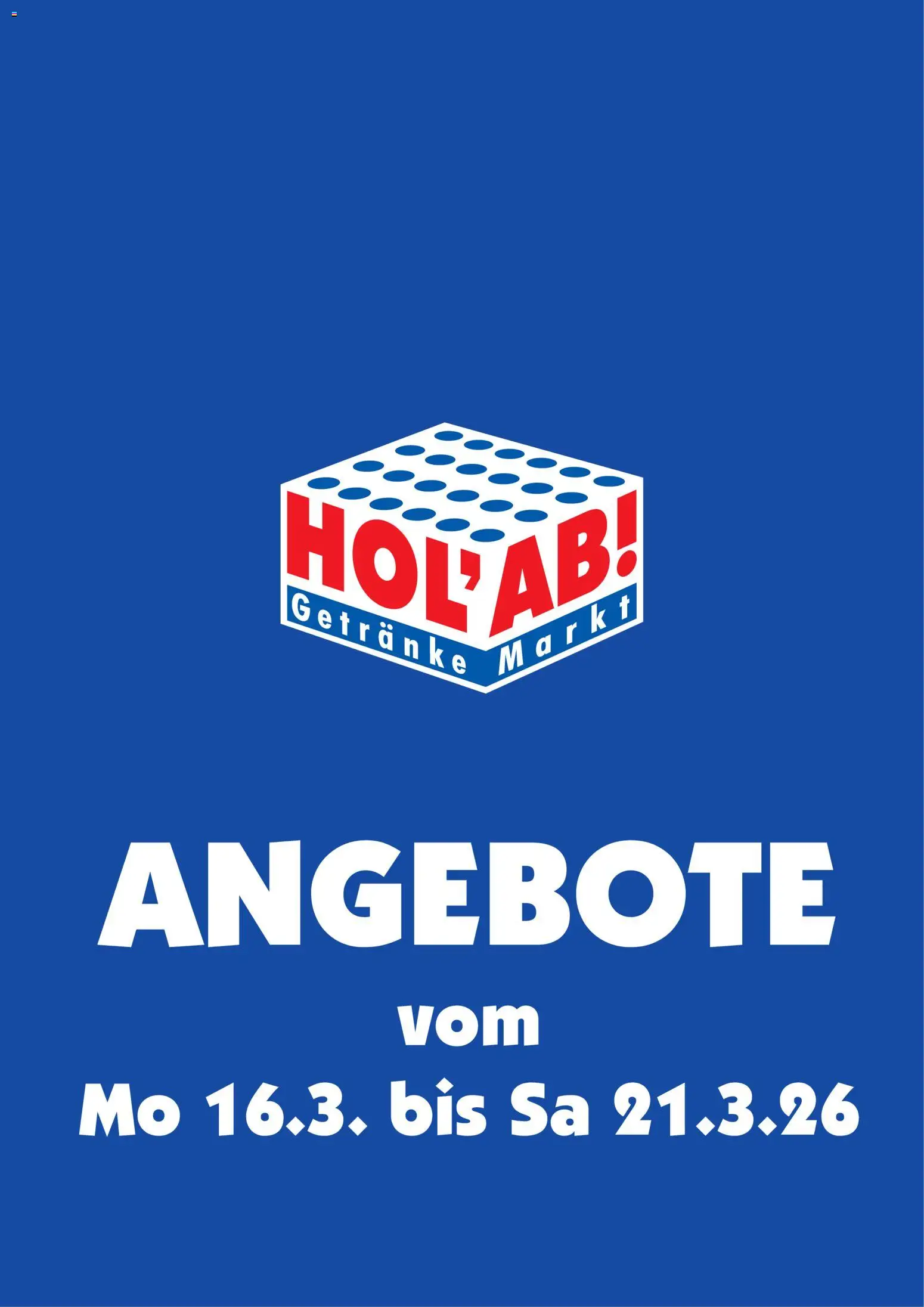 Vorschau von dem Prospekt des Geschäftes HOL’AB!, gültig ab dem 16.03.2026