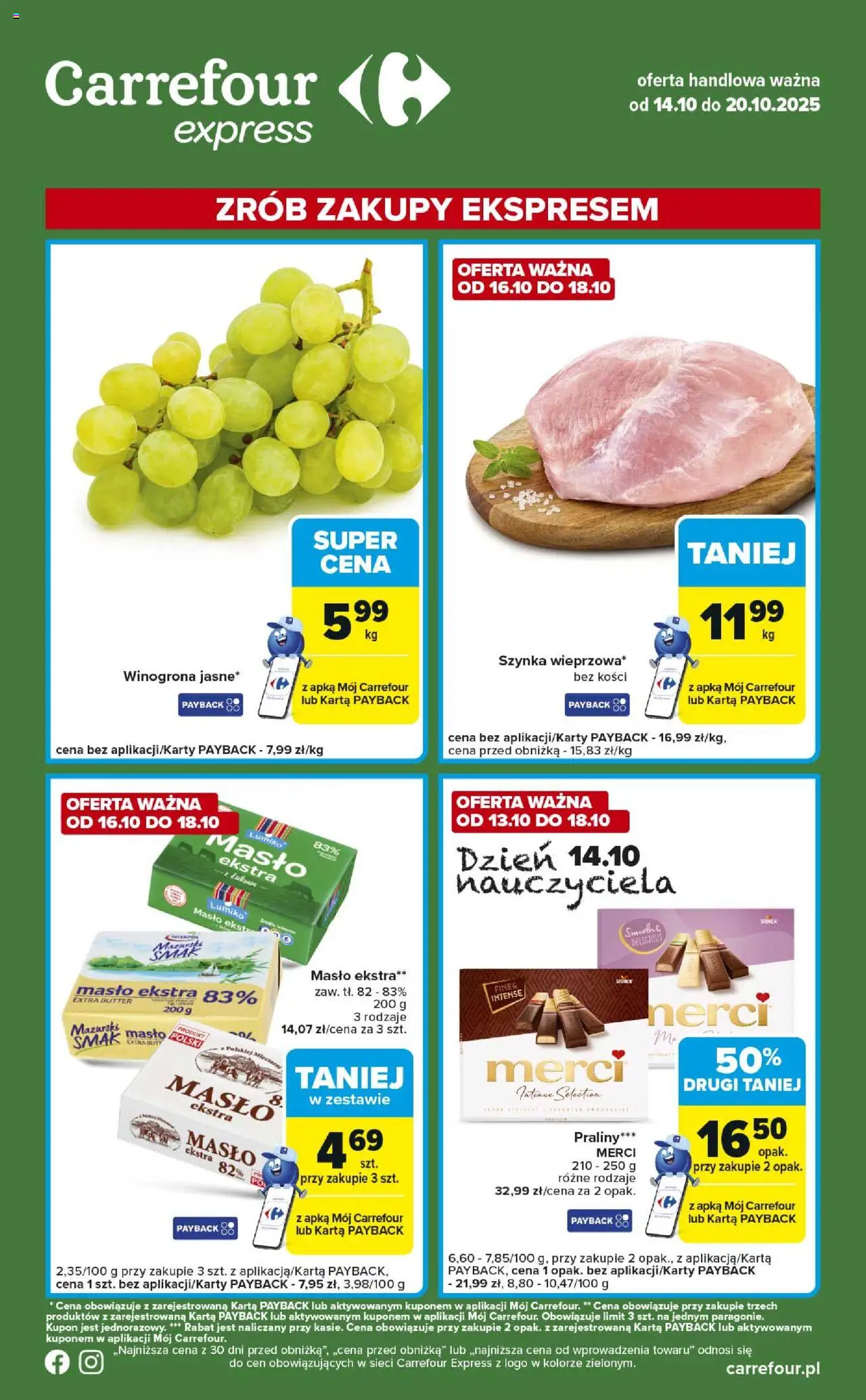 Carrefour Express II od 14.10.2025 - Nowa Gazetka - Numer strony 1
