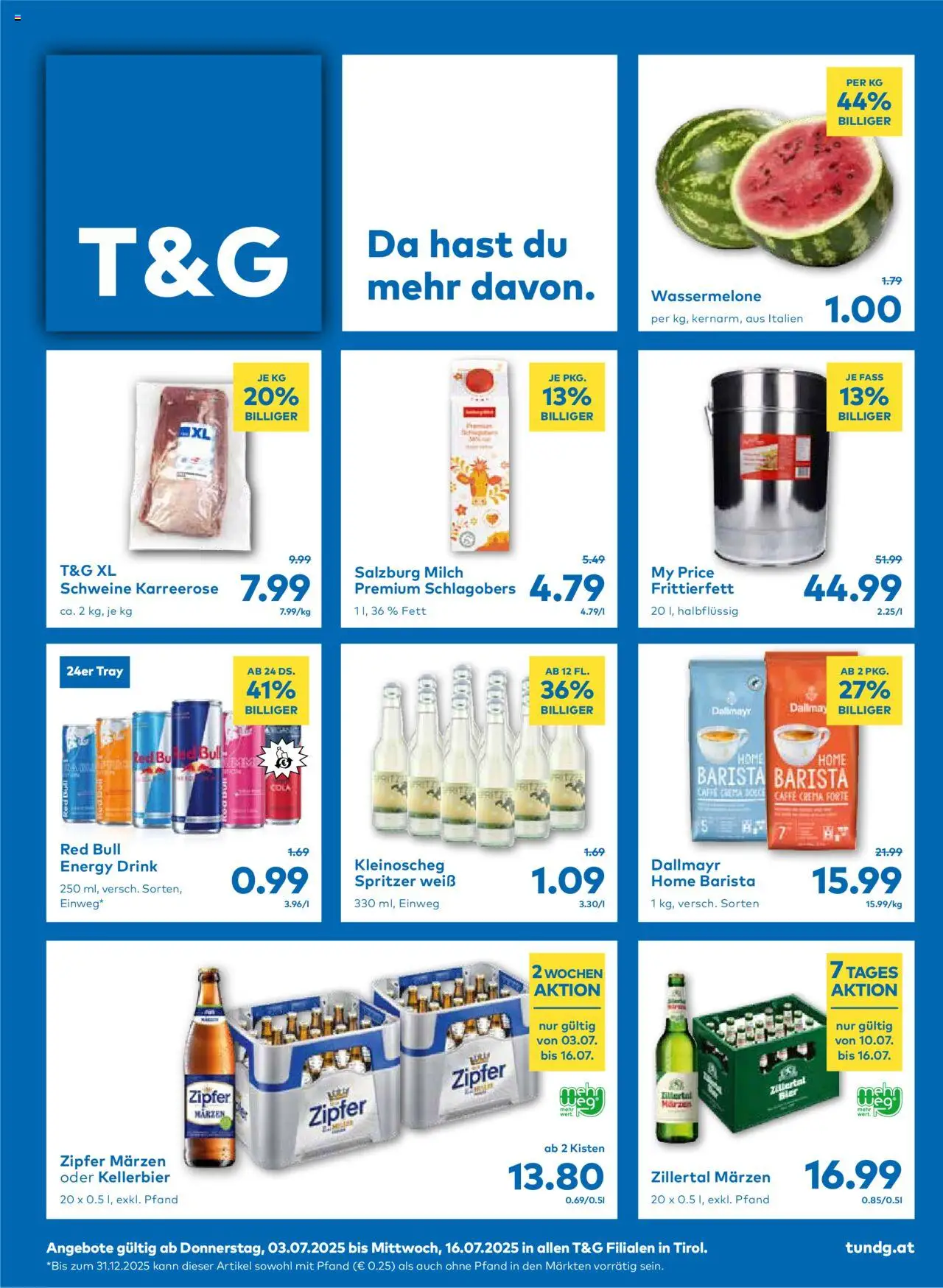  T&G Flugblatt ab (03.07.2025 - 16.07.2025) - Seite 1