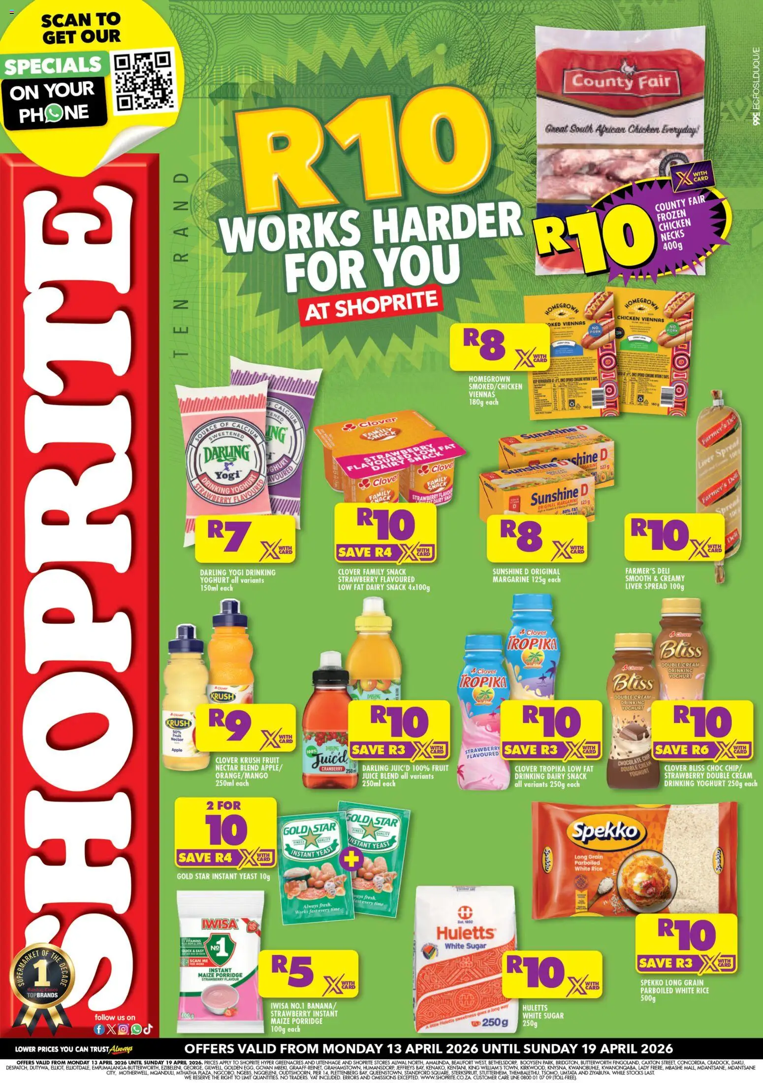 Preview of Shoprite flyer valid from 13/04/2026