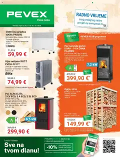 Pregled letka Katalog Black Friday trgovine Pevex vrijedi od 25.09.2025