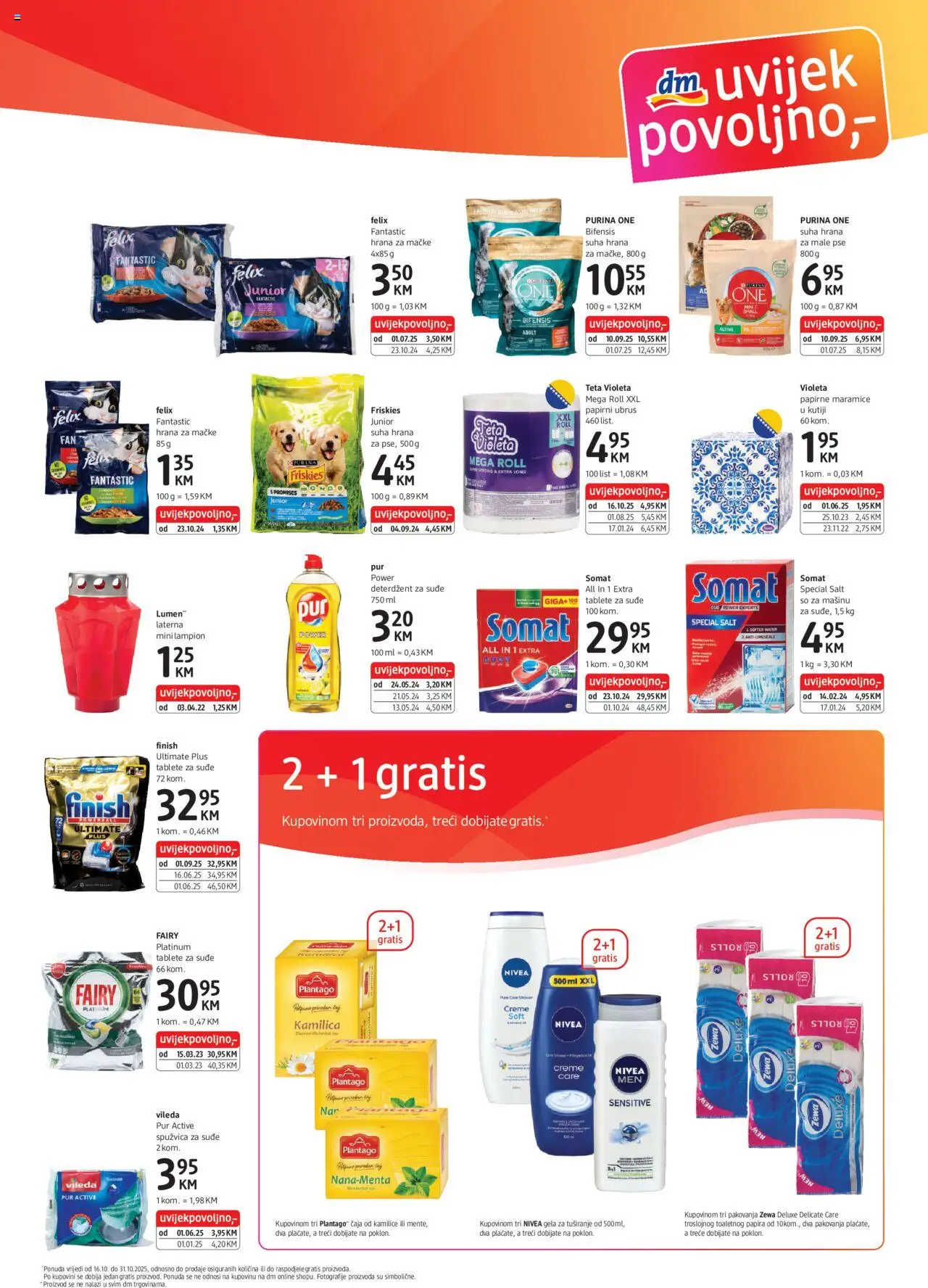 Pregled letka Katalog trgovine DM Drogerie vrijedi od 2025.10.16