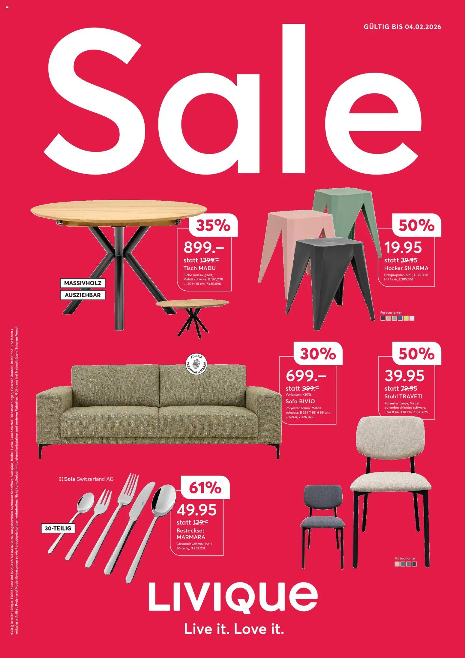 Vorschau des Merkblatts Aktionen vom Shop Livique gültig von 02.12.2025 bis 04.02.2026
