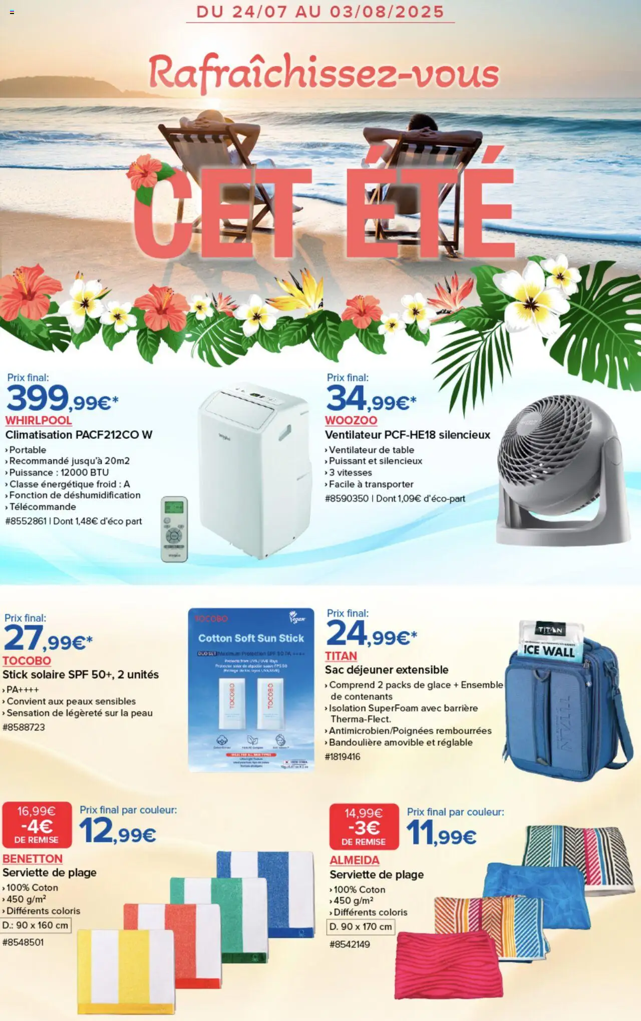 Catalogue Rafraîchissez-vous cet été de la boutique Costco valable du 24/07/2025 - Page numéro 1