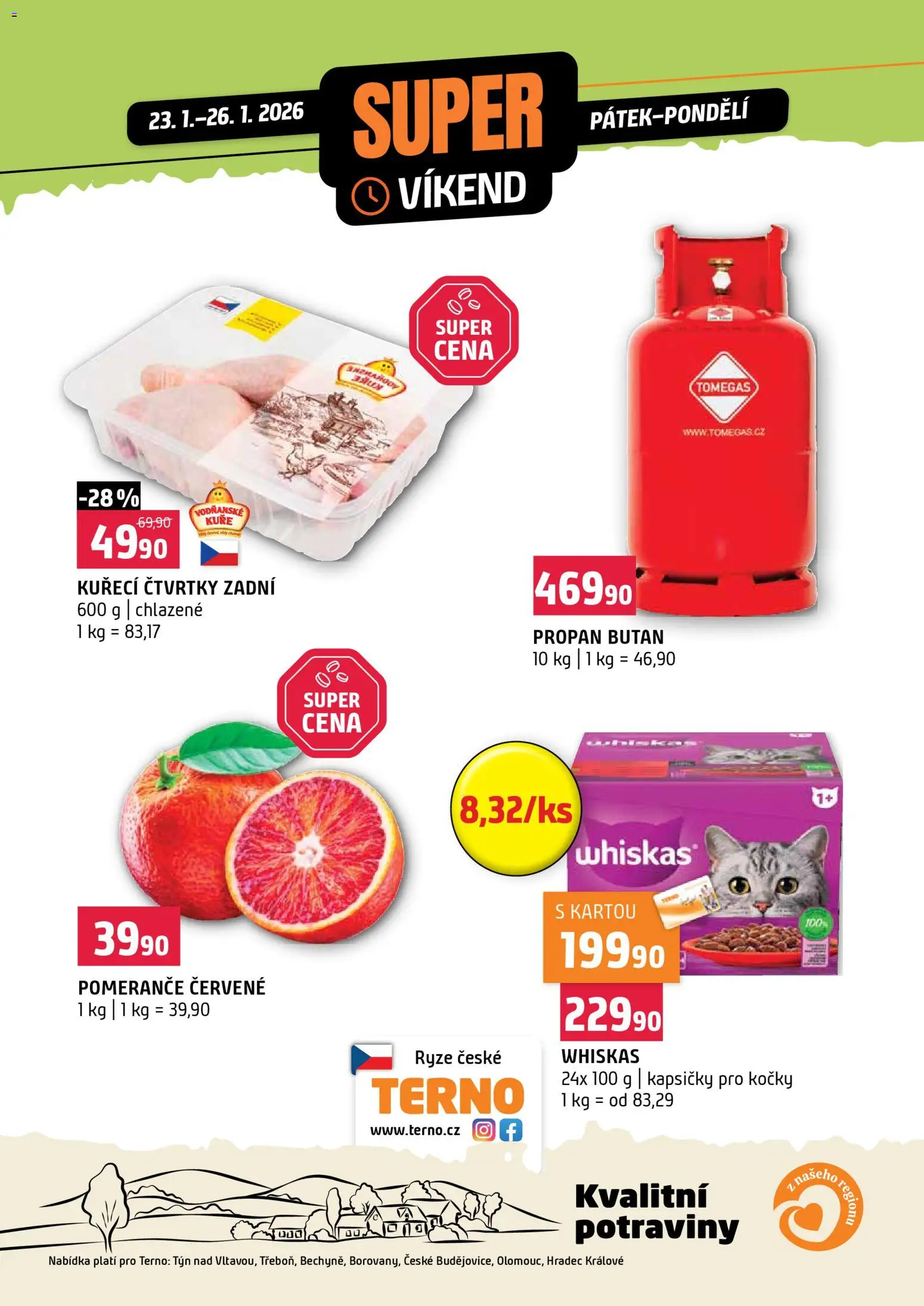 Náhled nabídky: Terno Super víkend platný od 23.01.2026