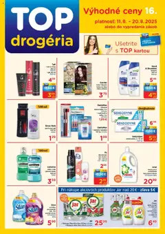 Náhľad TOP Drogéria letáku platného od 11.08.2025