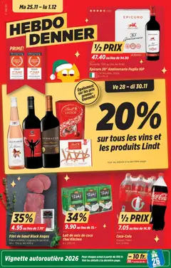 Vorschau des Merkblatts Aktionen FR vom Shop Denner gültig von 25.11.2025 bis 01.12.2025