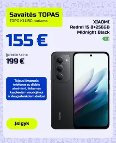 TOPOcentras parduotuvės leidinio TOPOcentras leidinys galiojančio nuo 2026.04.08 peržiūra