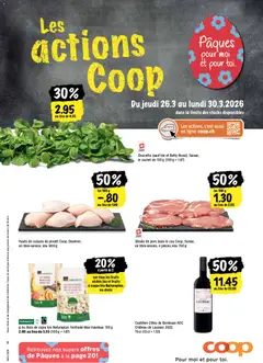 Vorschau des Merkblatts Coop aktionen FR vom Shop Coop gültig von 26.03.2026 bis 30.03.2026