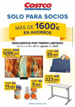 Vista previa del folleto de la tienda Costco válido desde el 04/08/2025 