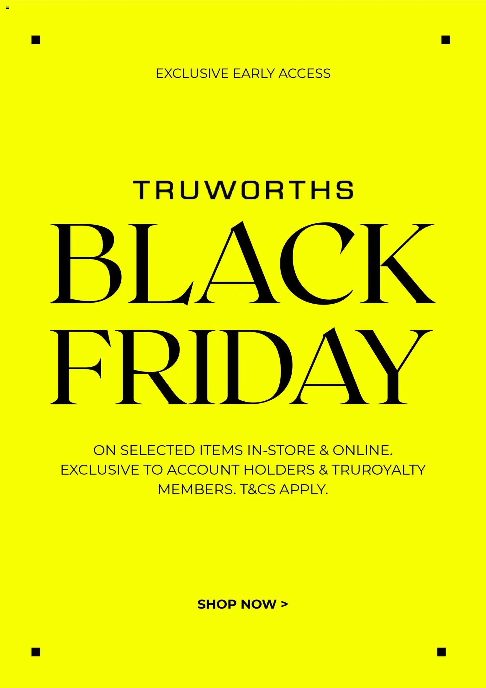 Preview of Truworths flyer valid from 19/11/2025