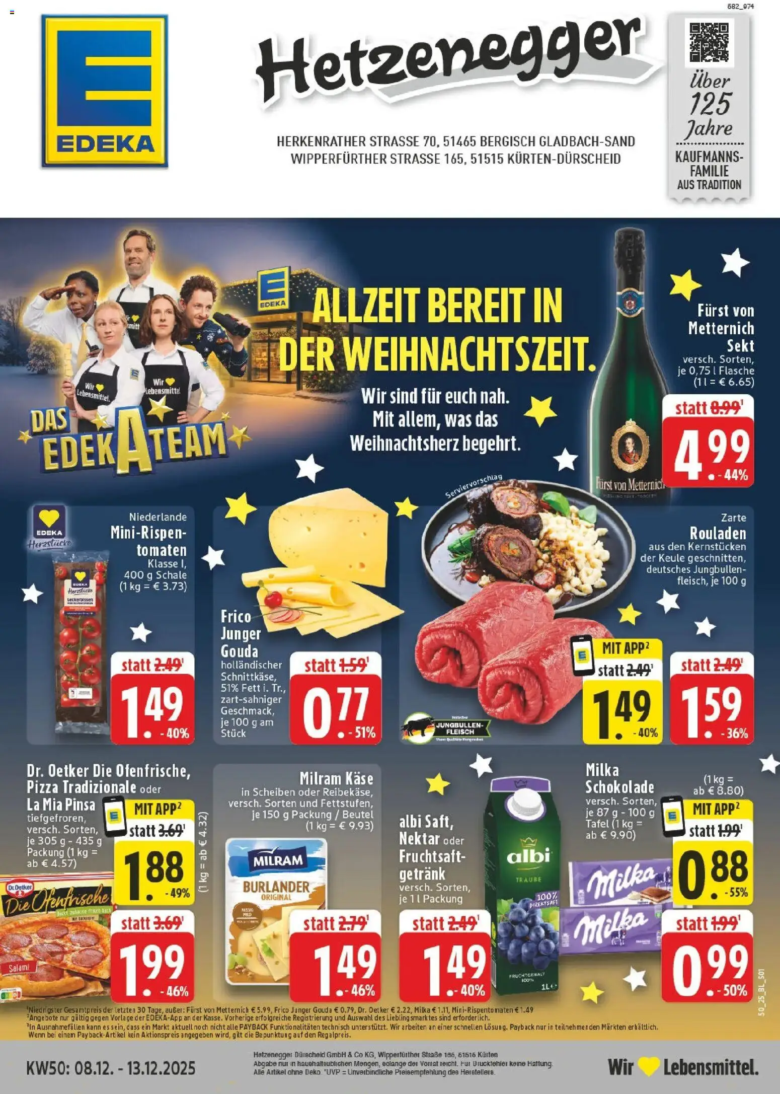 Vorschau von dem Prospekt des Geschäftes Edeka, gültig ab dem 07.12.2025