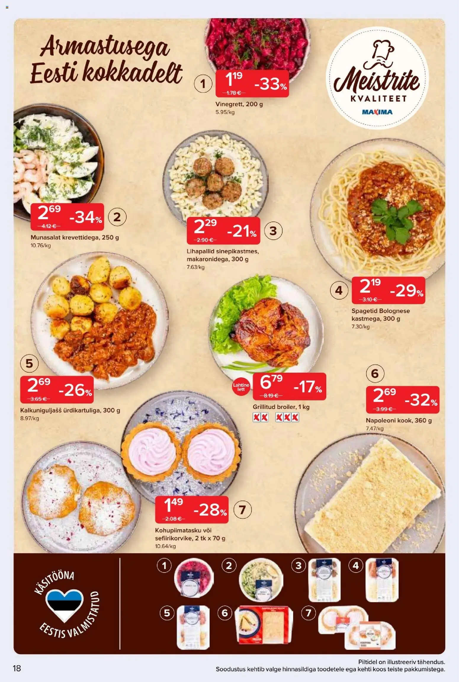 Maxima kliendilehe eelvaade alates 2026.01.06