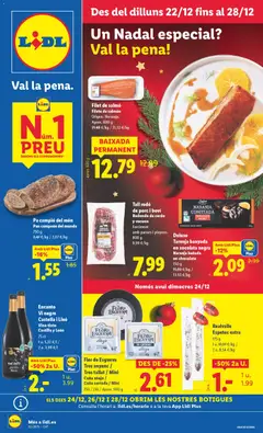 Vista previa del folleto de la tienda Lidl válido desde el 22/12/2025 