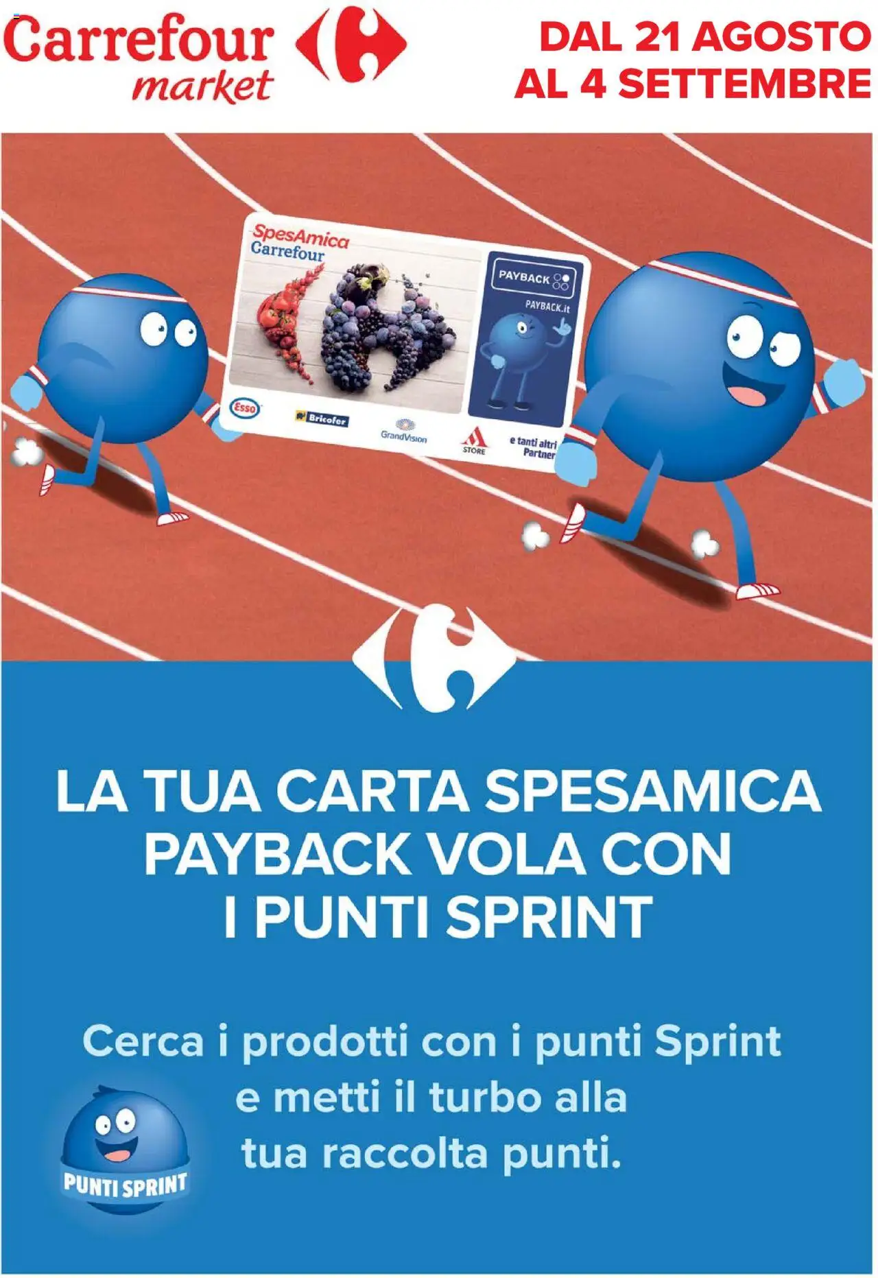 Volantino Carrefour valido da 21/08/2025 numero di pagina 1