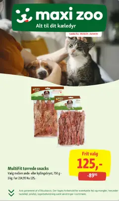 Eksempel på tilbudsavis Tilbudsavis fra butik Maxi Zoo gyldig fra 20/10/2025