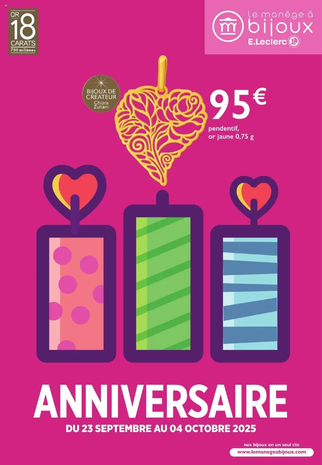 Catalogue Anniversaire de la boutique E.Leclerc valable du 23/09/2025 - Page numéro 1