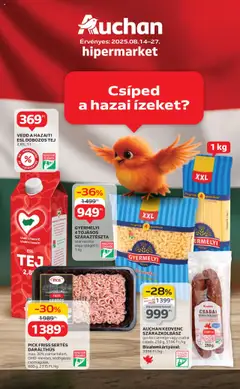 Auchan - Kéthetes hipermarket ajánlataink megtekintése, amely érvényes 2025.08.14.-től