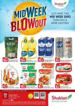 Preview of the catalogue Midweek Blow Out - Shaklan Market 4, Al Warqa 1 of store Shaklan valid from 27 Oct, 2025