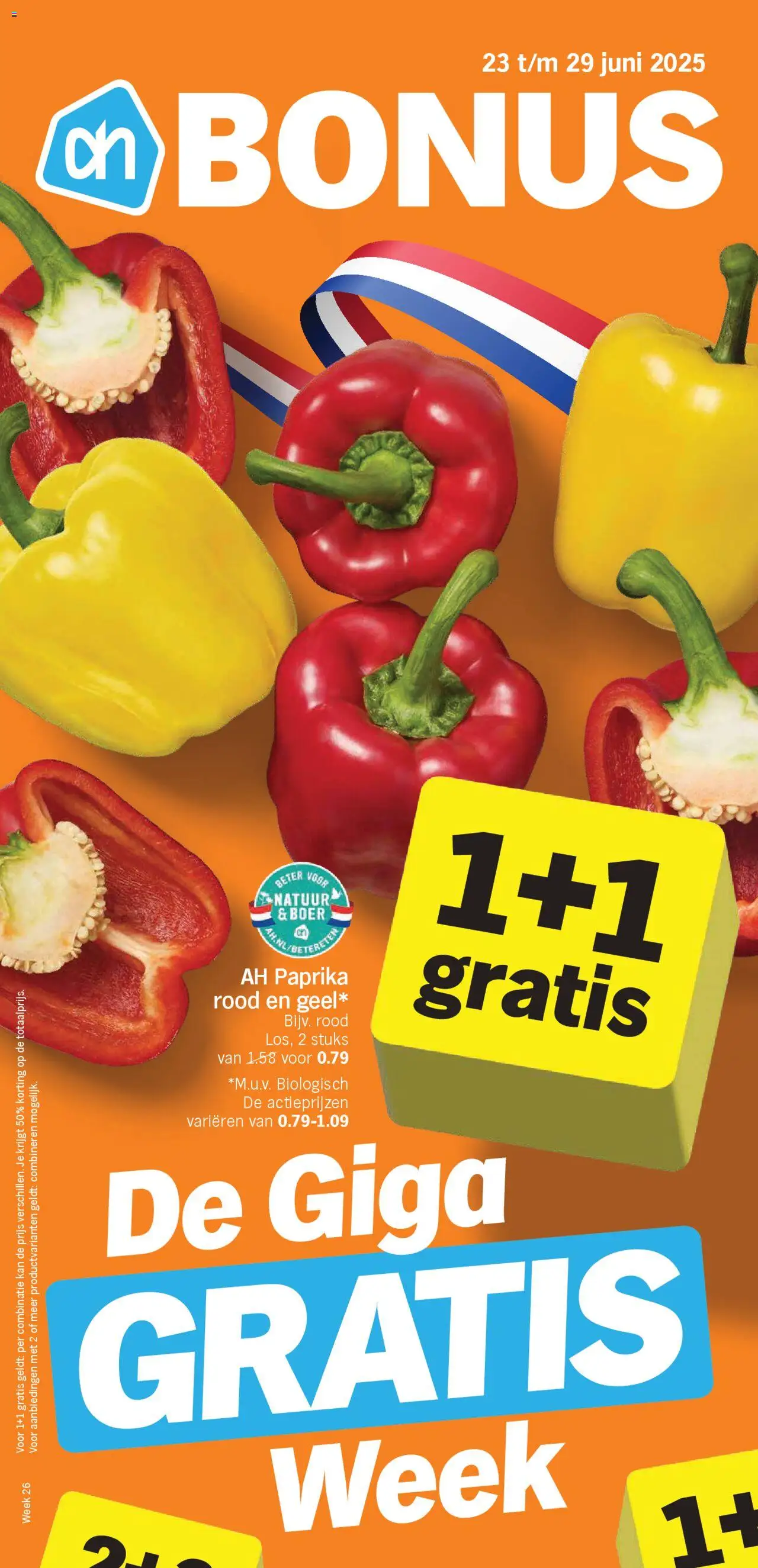 Albert Heijn shop Folder week 26 geldig vanaf 23-06-2025 - Paginanummer 1