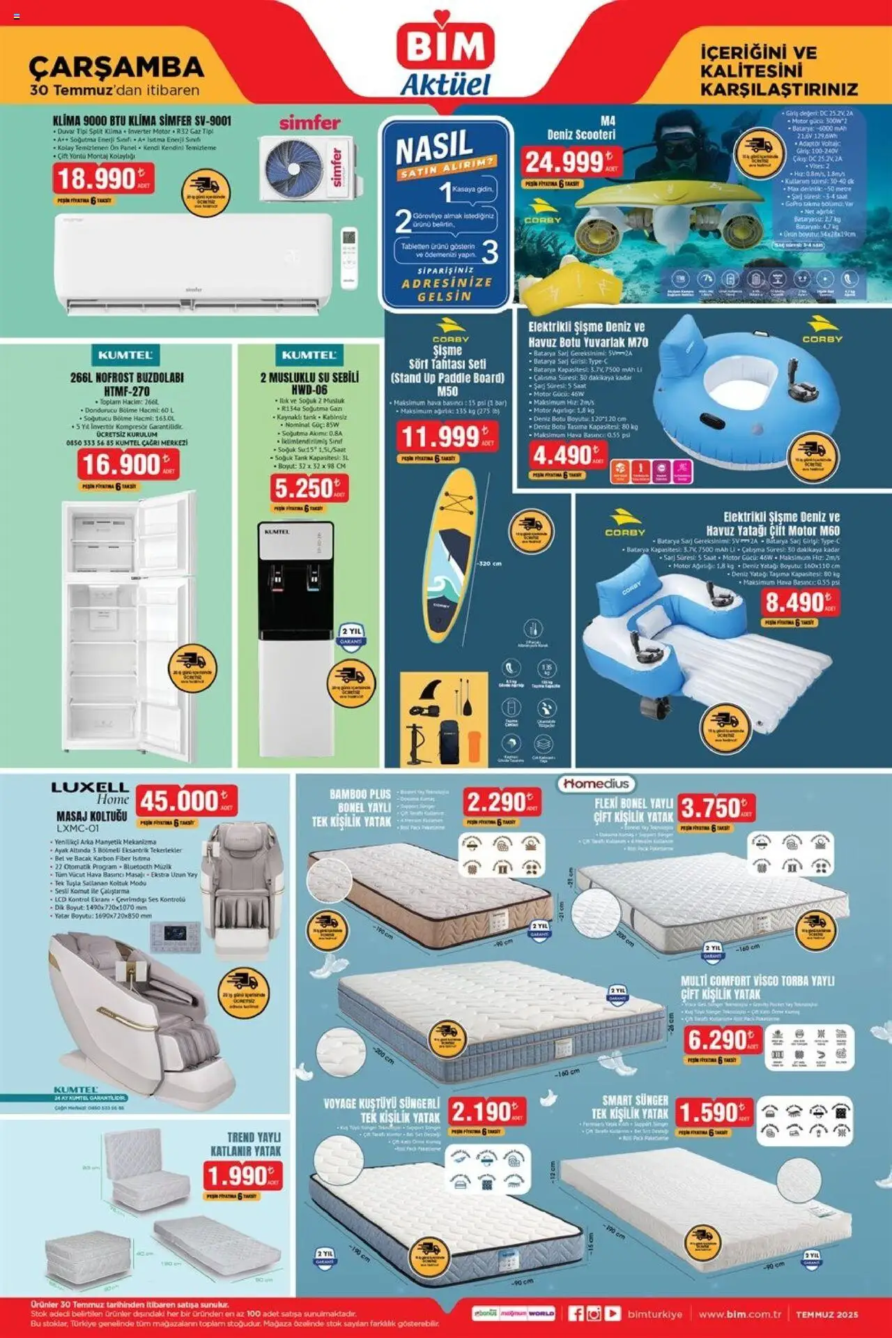 BİM Katalog bu hafta (30 Temmuz 2025) - Aktüel Broşür - Sayfa numarası 1