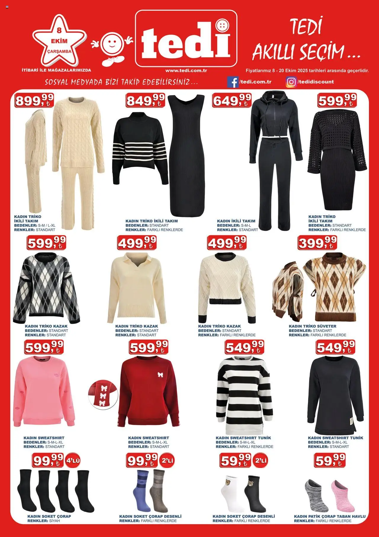 Tedi Katalog (08 - 20 Ekim 2025) - Sayfa numarası 1