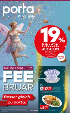 Vorschau von dem Prospekt des Geschäftes Porta!, gültig ab dem 01.02.2026