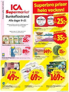 Förhandsgranska reklamblad Malmö från butik ICA Supermarket gäller från 28/07/2025