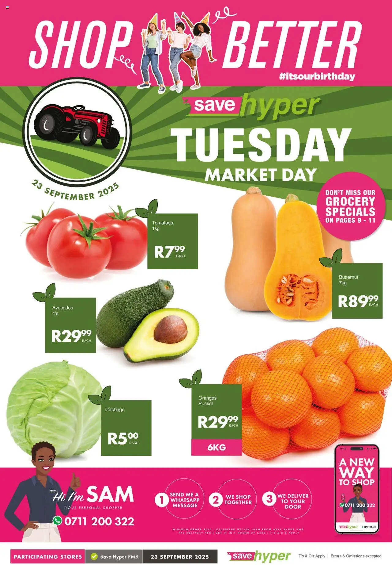 Save Market Day from 23/09 - 23/09/2025 > Promotions