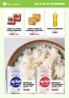 Prévisualisation de Catalogue du magasin Hmarket formulaire valide 05/11/2025 | Page: 5