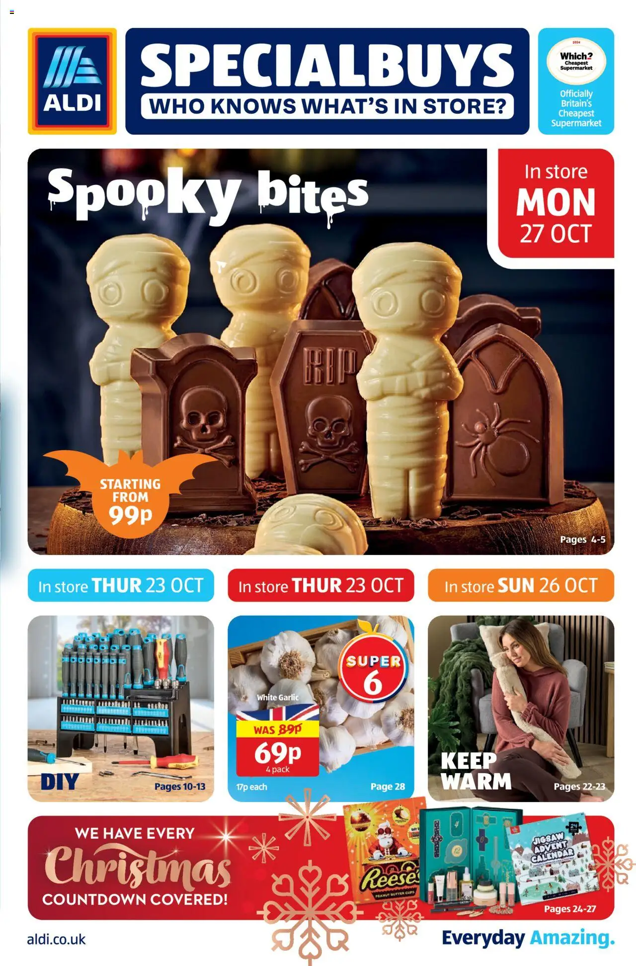 Aldi shop Weekly offers Scottish Specialbuys valid from 23/10/2025 - Page number 1