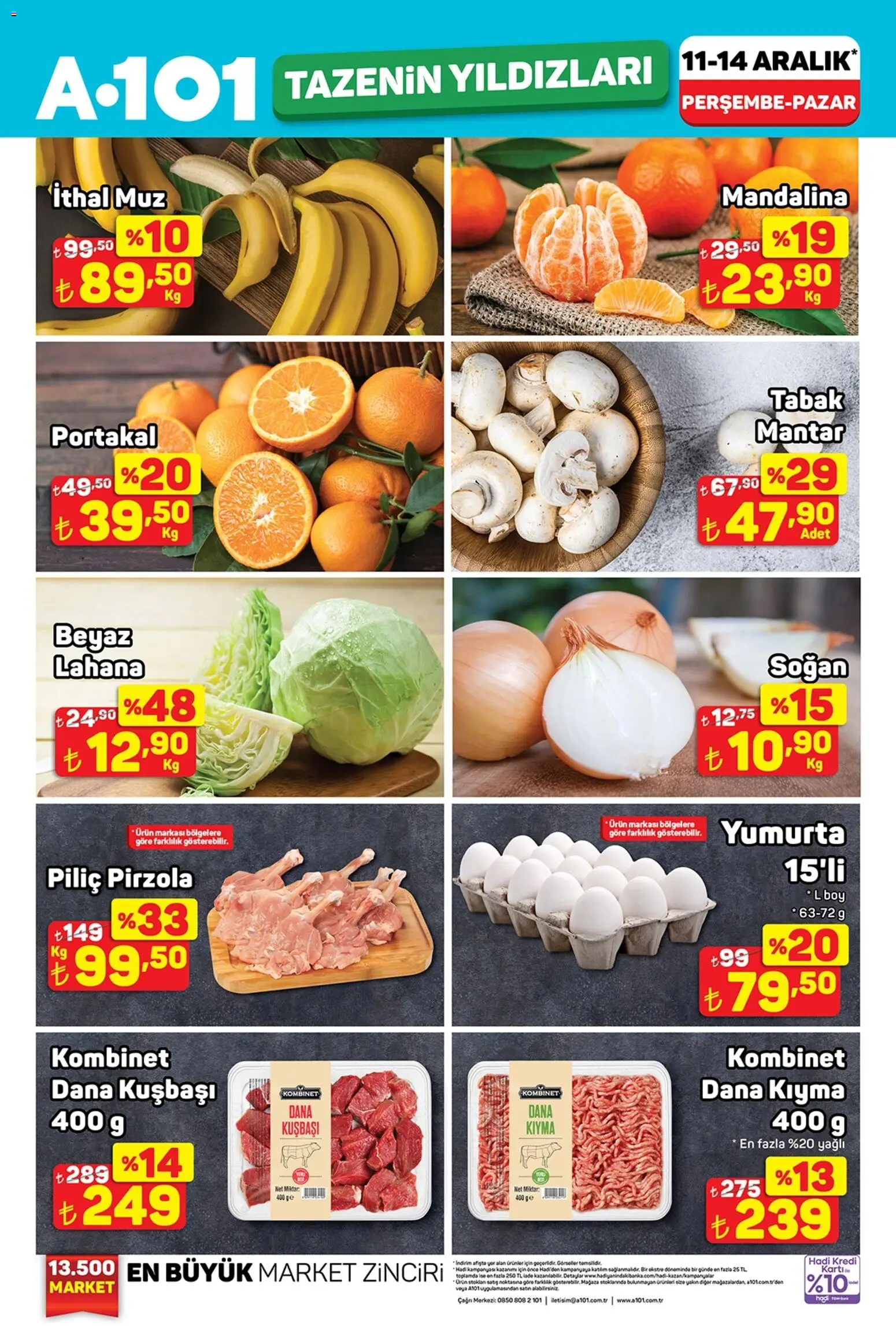 A101 Tazenin Yıldızları 11.12.2025 - Broşürünün önizlemesi