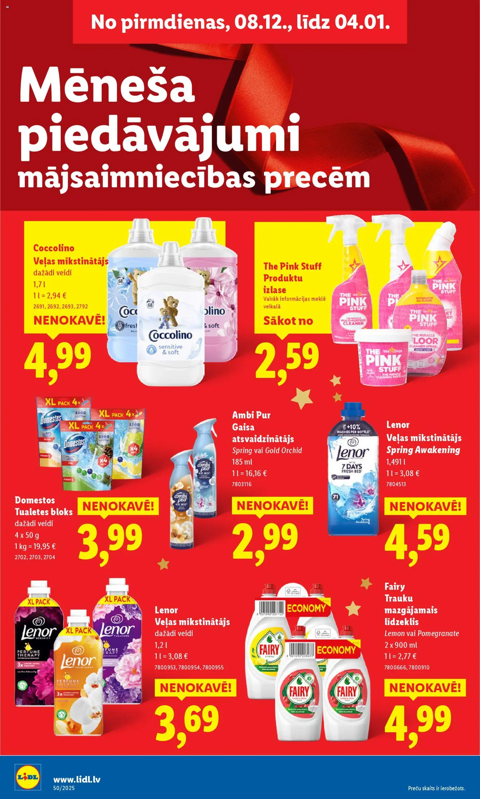 Skatīt Lidl akciju bukletu, derīgs no 2025.12.08