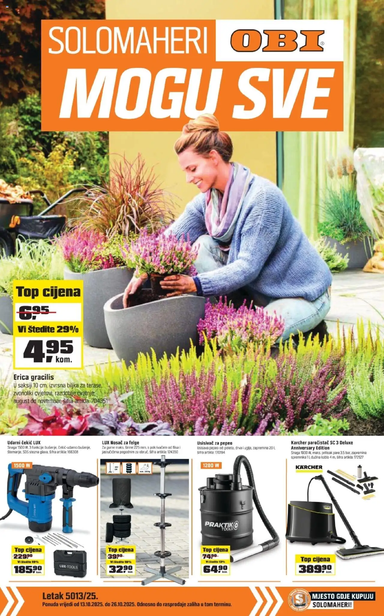 Pregled letka Katalog trgovine OBI vrijedi od 2025.10.13