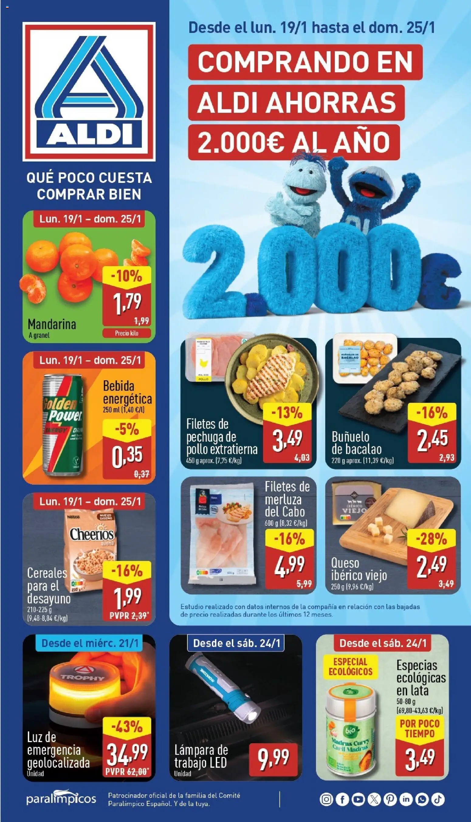 Vista previa del folleto de la tienda Aldi válido desde el 19/01/2026 