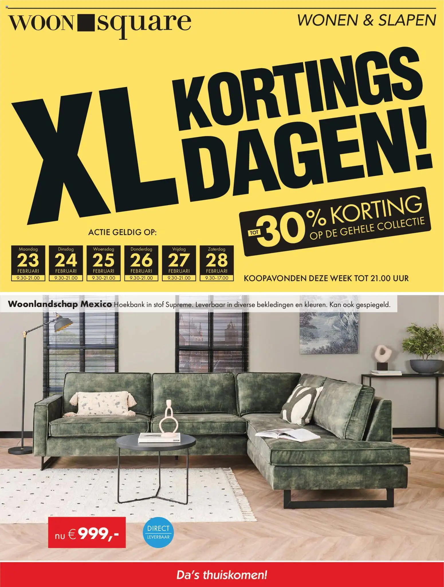 Voorbeeld van Folder van winkel Woonsquare geldig vanaf 23-02-2026