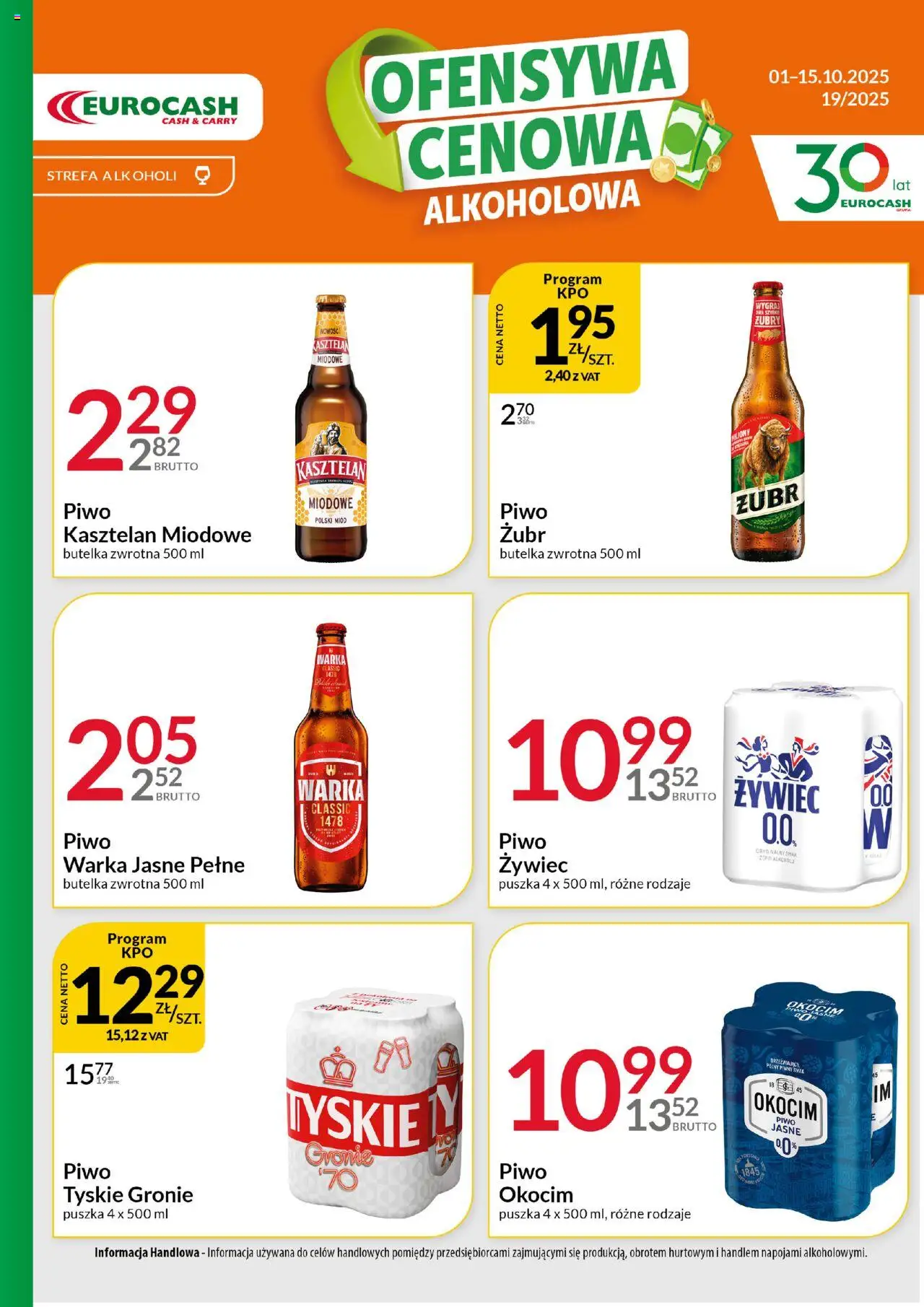 Eurocash Ofensywa Alkoholowa od 01.10.2025 - Nowa Gazetka - Numer strony 1
