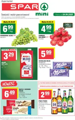 Pogląd gazetki "Spar Mini" ze sklepu Spar ważnej od 24.09.2025
