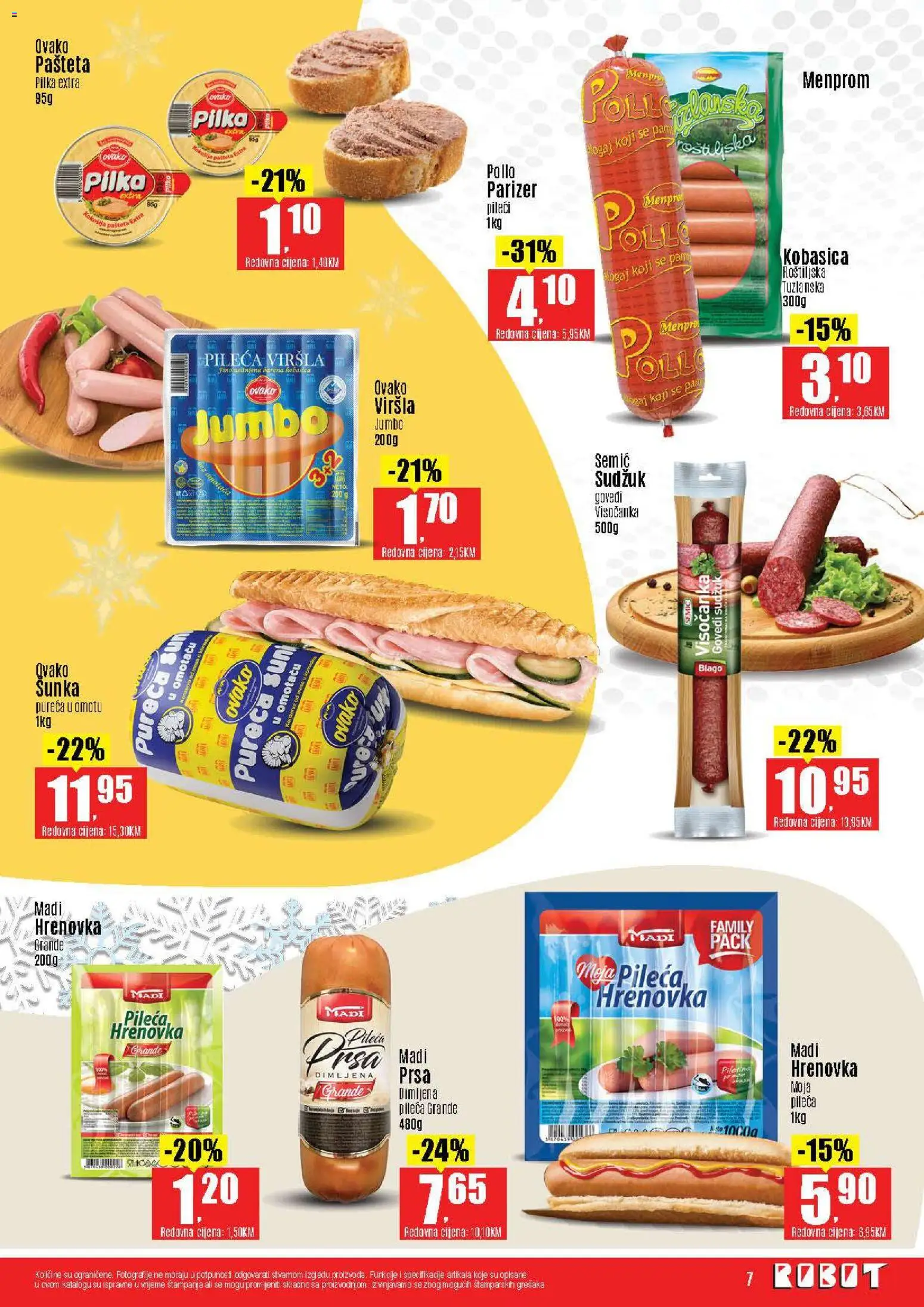 Pregled letka Katalog trgovine Robot vrijedi od 2026.01.07